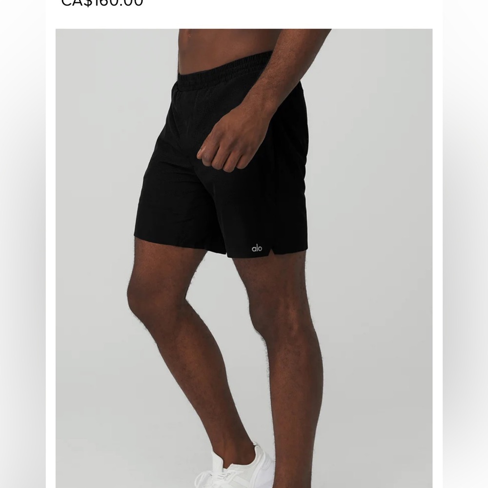 Alo yoga 7”traction shorts large